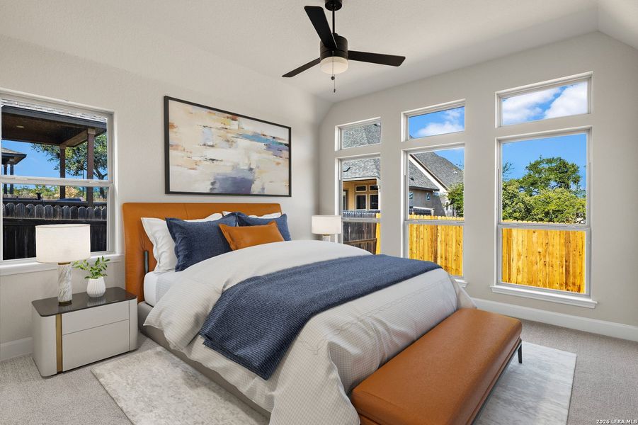 Furnished interior view inside a new home in The Enclave at Potranco Oaks, Castroville (Image 8).