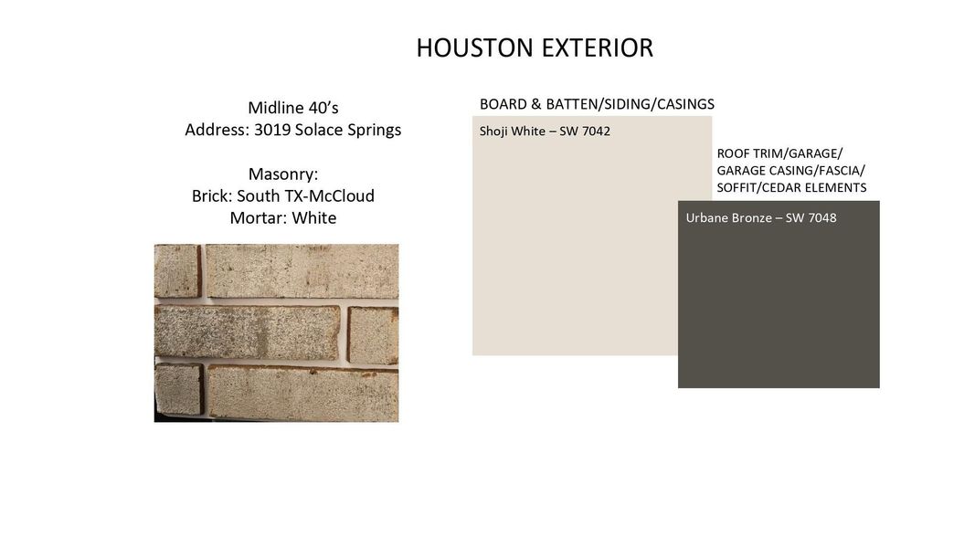 Sample of building materials used in homes in Midline, Webster (Image 6).