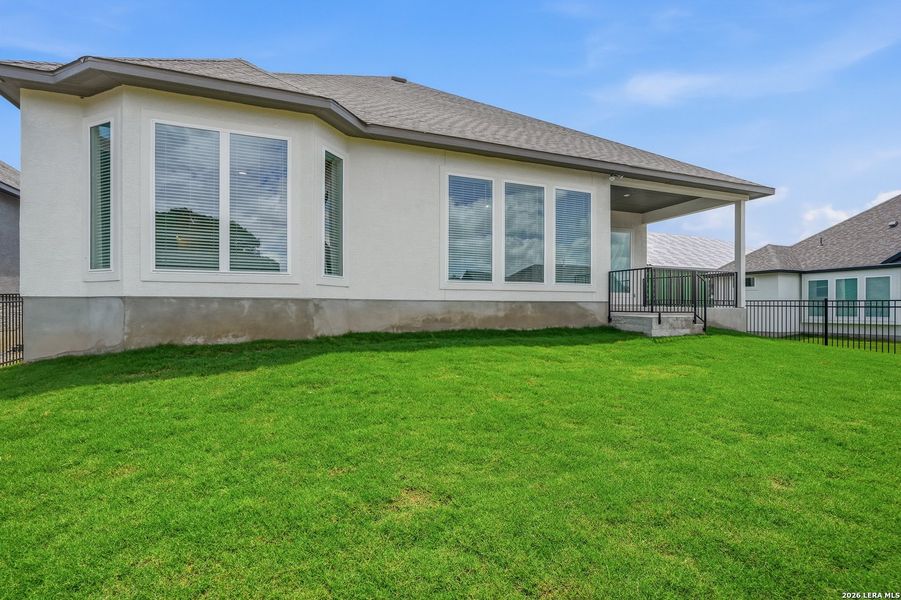 Exterior details and patio area of a home in , Boerne (Image 29).
