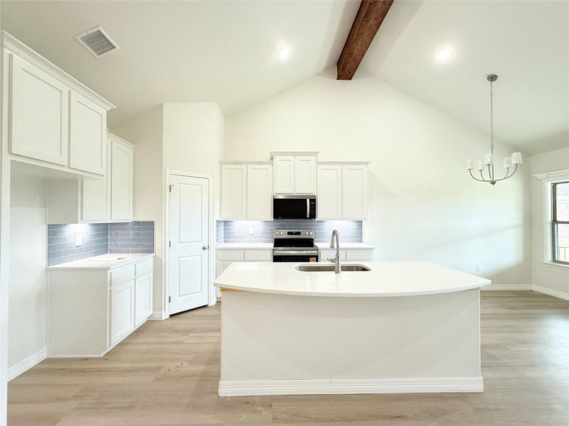 Furnished interior view inside a new home in , Belton (Image 5). Furnished interior view inside a new home in , Belton (Image 5).