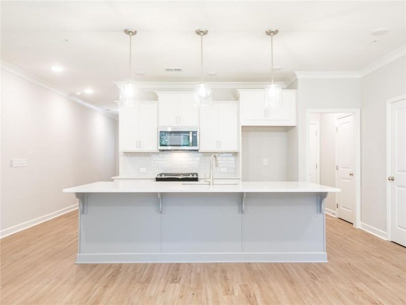 Furnished interior view inside a new home in River Walk Place, Lawrenceville (Image 7).