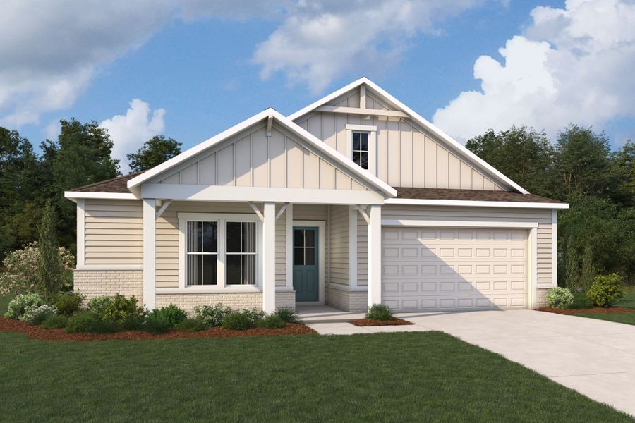 Representative exterior photo of a completed home built from the Canyon by Mattamy Homes in RiverTown - Cove, St. Johns, FL (Image 4).