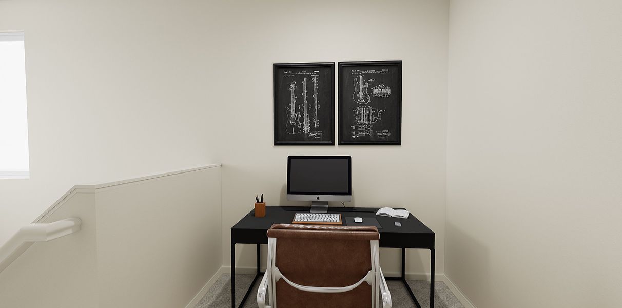 Representative furnished interior of a home built from the 1 by Tri Pointe Homes in Sugar Mill Village, Longmont (Image 16).