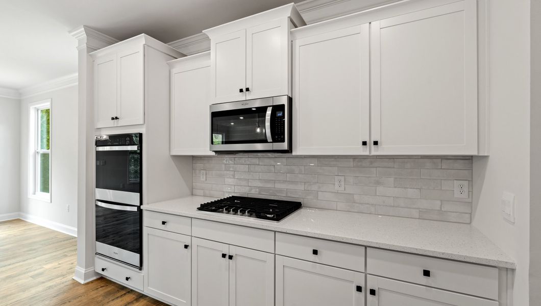 Furnished interior view inside a new home in Whitehawk Meadows, Travelers Rest (Image 7). Furnished interior view inside a new home in Whitehawk Meadows, Travelers Rest (Image 7).