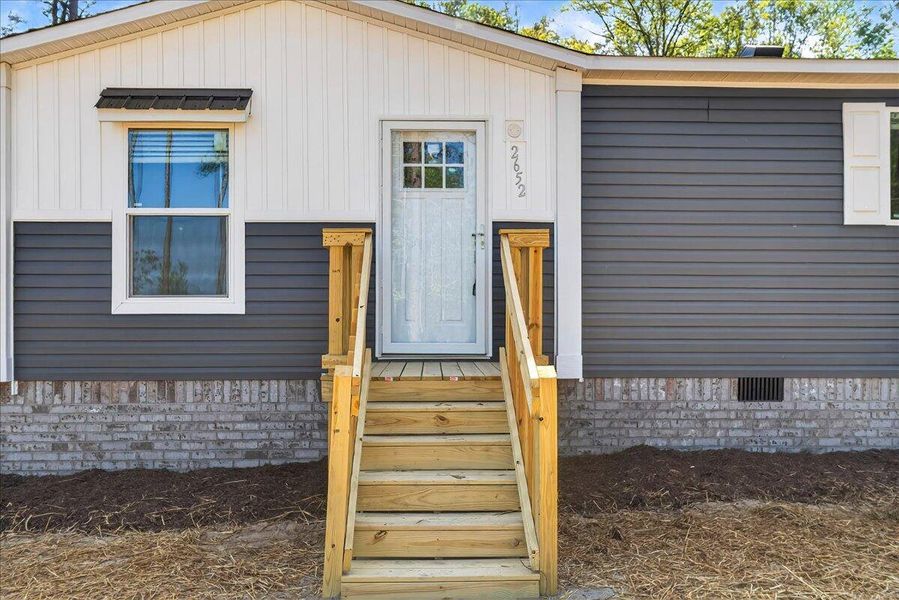 Exterior details and patio area of a home in , Walterboro (Image 23). Exterior details and patio area of a home in , Walterboro (Image 23).