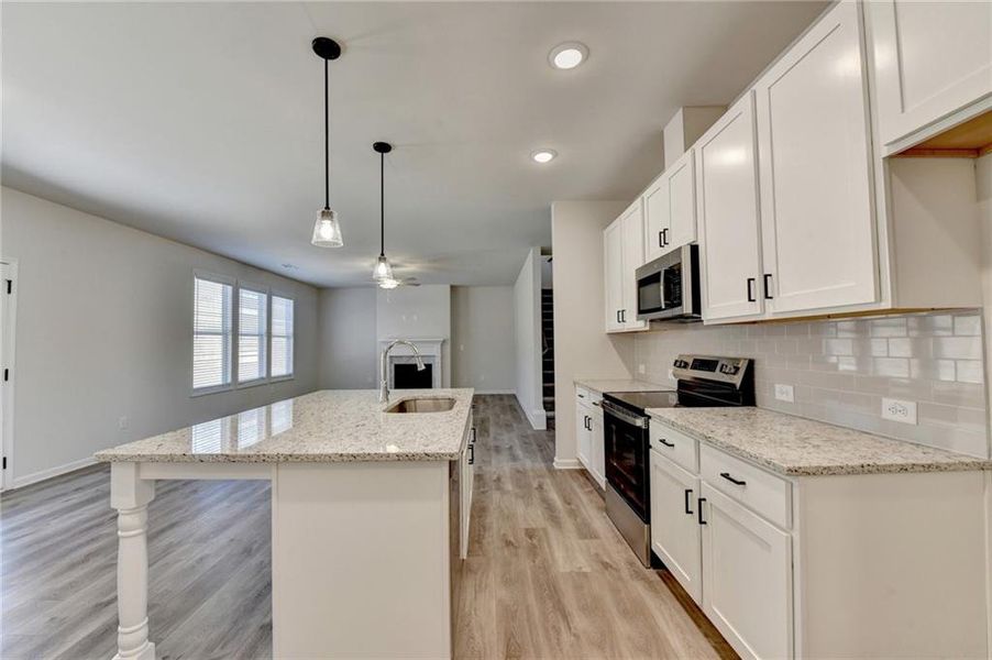 Furnished interior view inside a new home in , Auburn (Image 17).