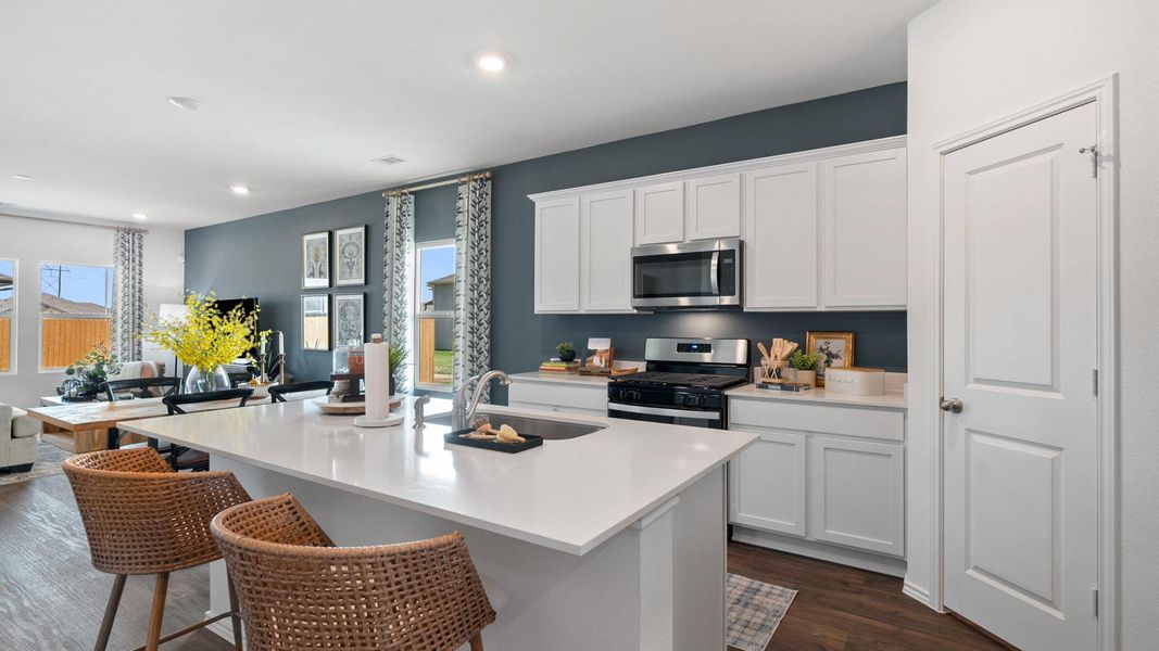 Furnished interior view inside a new home in Talavera, Kyle (Image 34). Furnished interior view inside a new home in Talavera, Kyle (Image 34).