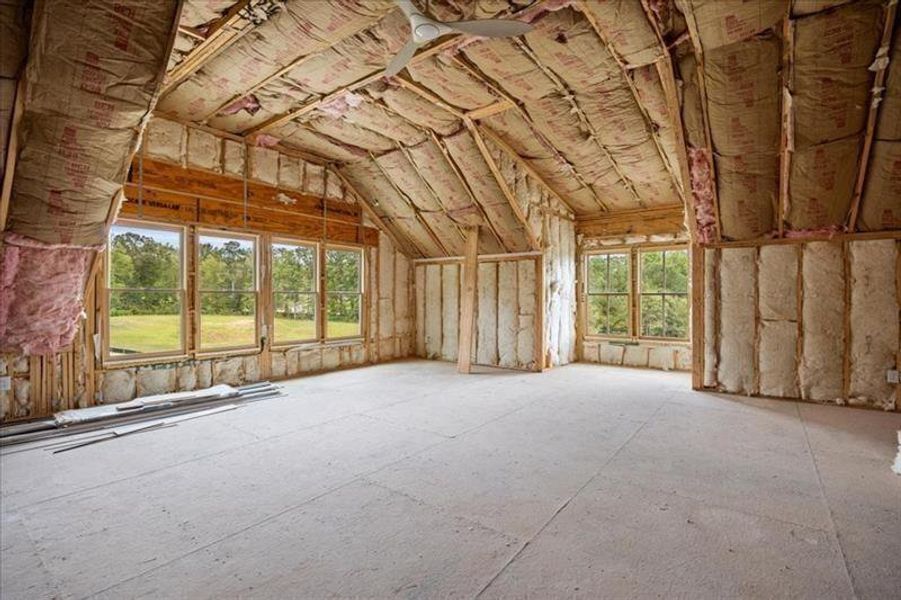 In-progress construction of a new home in Crossroads, Alpharetta, GA (Image 46).