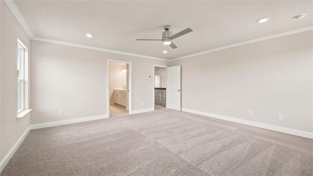Spacious, unfurnished interior of a new home in Evergreen Crossing, Locust Grove (Image 24). Spacious, unfurnished interior of a new home in Evergreen Crossing, Locust Grove (Image 24).