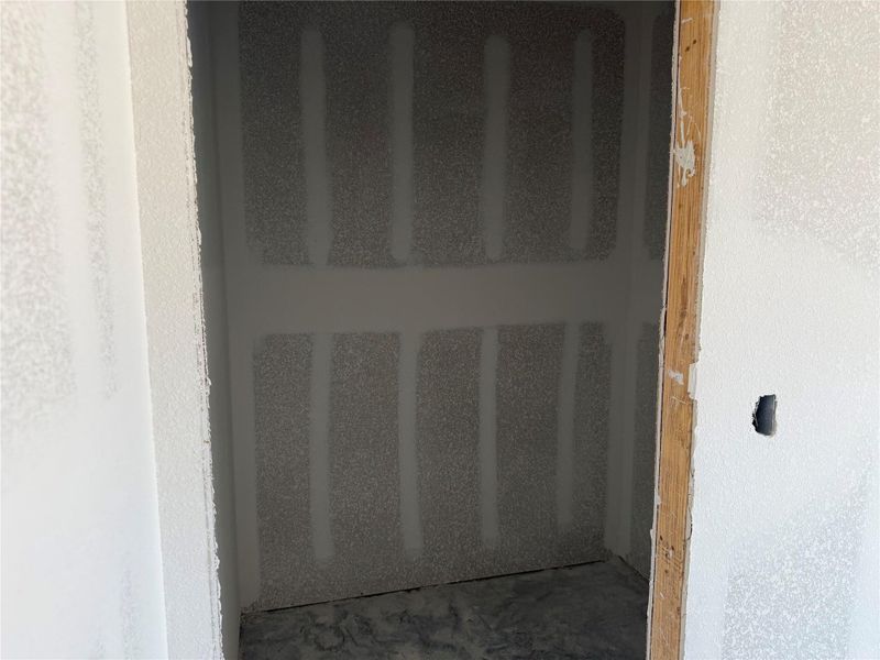 Secondary walk in closet Secondary walk in closet