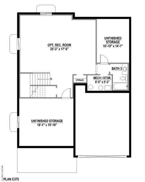 Plan C375 Base Rec Plan C375 Base Rec