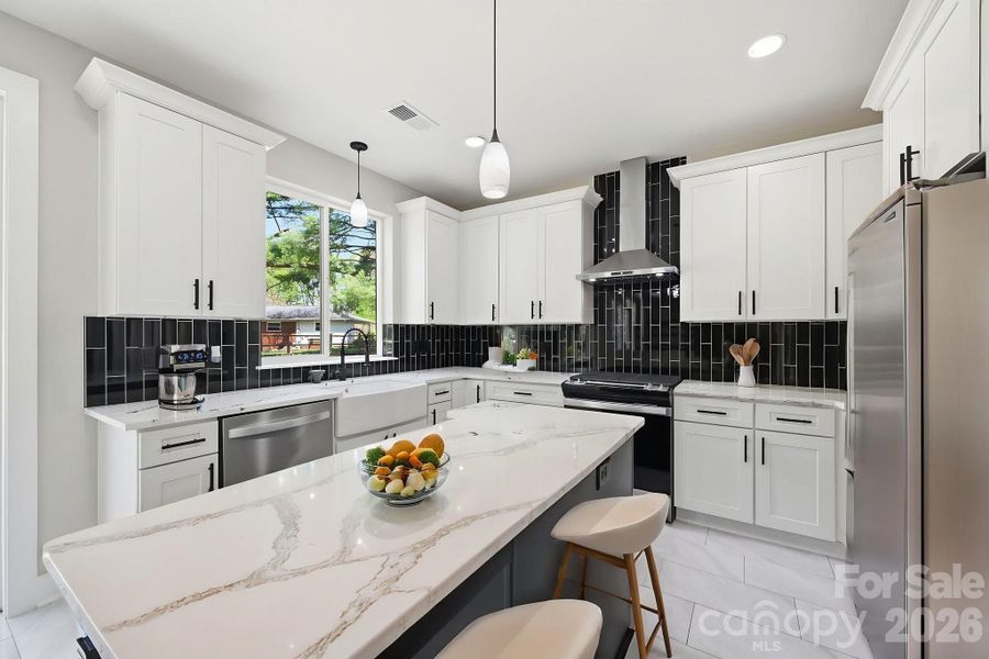 Furnished interior view inside a new home in , Huntersville (Image 18).