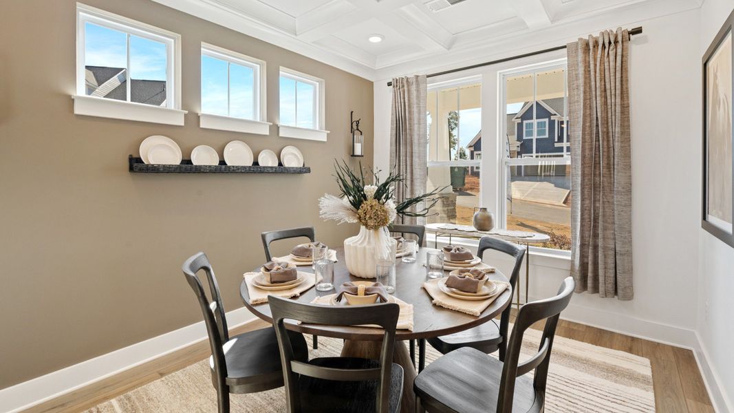 Representative furnished interior of a home built from the Finley by DRB Homes in Iris Meadows, Moore (Image 6).