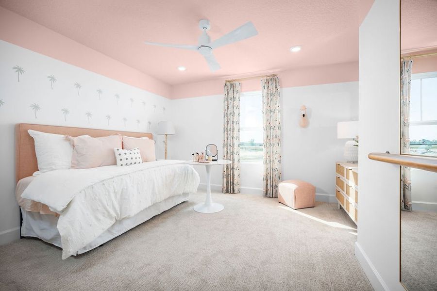 Furnished interior in a model home at Oakview in Apopka (Image 9).