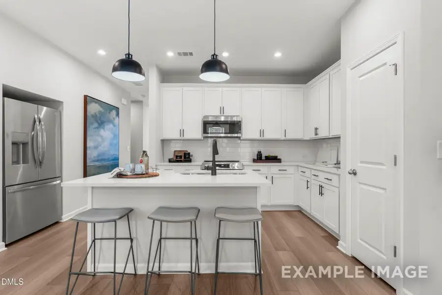 Furnished interior view inside a new home in Townes at North Main, Lillington (Image 9).