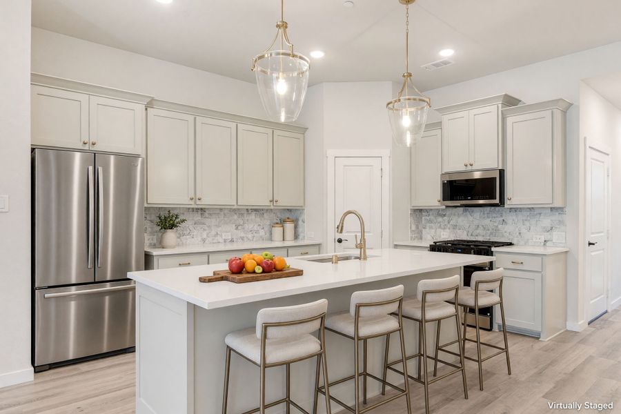 Furnished interior view inside a new home in Woodbridge Villas, Wylie (Image 9).
