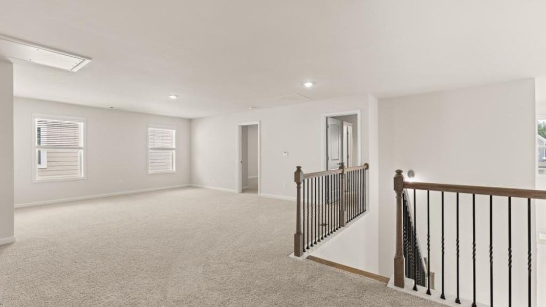 Spacious, unfurnished interior of a new home in Hamptons at Riverwood East, Dallas (Image 17).