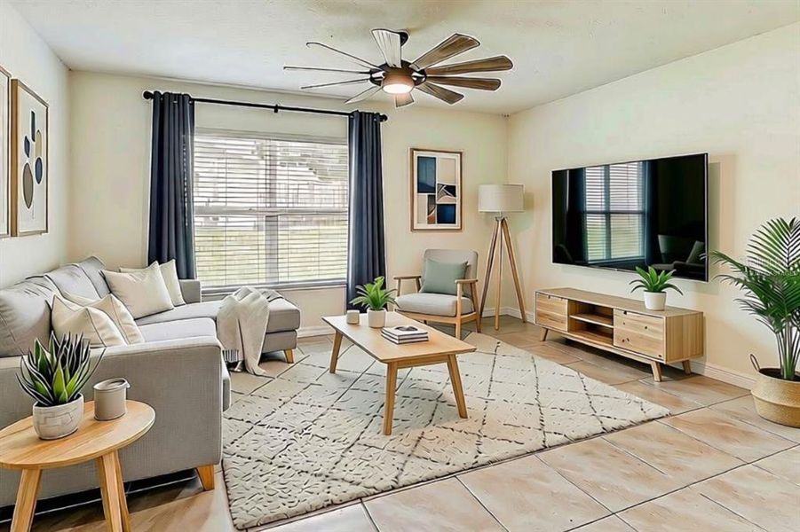 Furnished interior view inside a new home in , Spring Hill (Image 8).