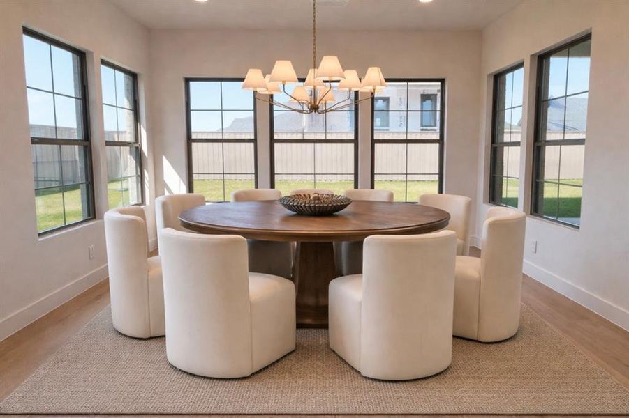 Furnished interior view inside a new home in , Pottsboro (Image 24).