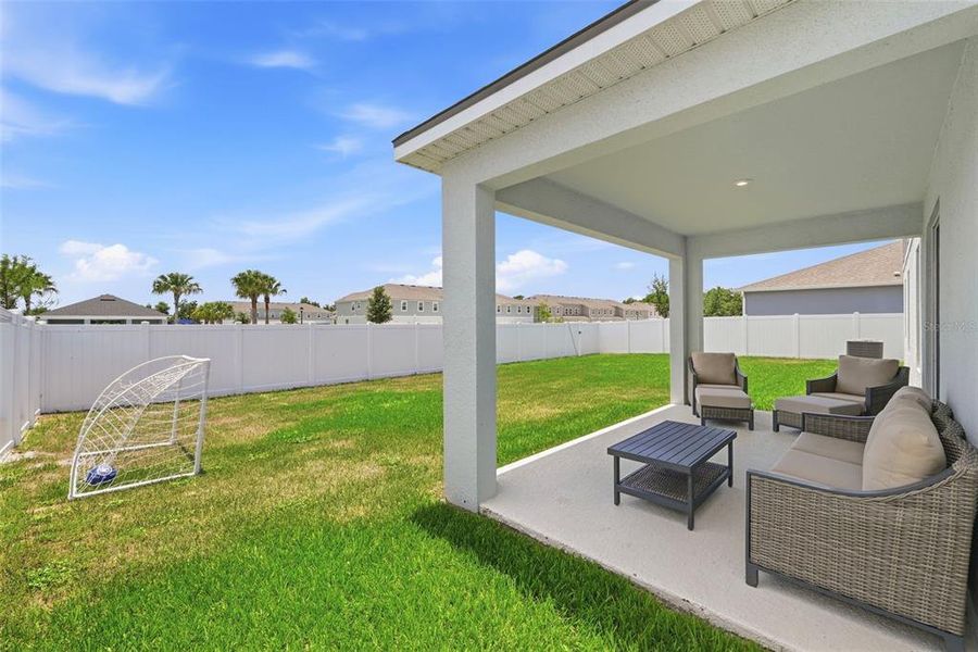 Exterior details and patio area of a home in Meadowlark Landing, Apopka (Image 27). Exterior details and patio area of a home in Meadowlark Landing, Apopka (Image 27).
