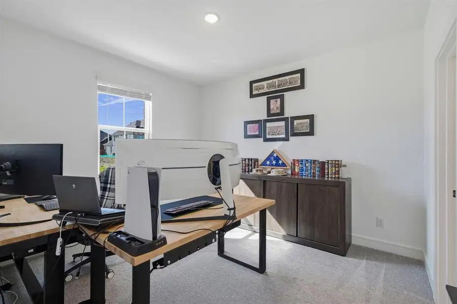 Furnished interior view inside a new home in Monterra, Fate (Image 4).