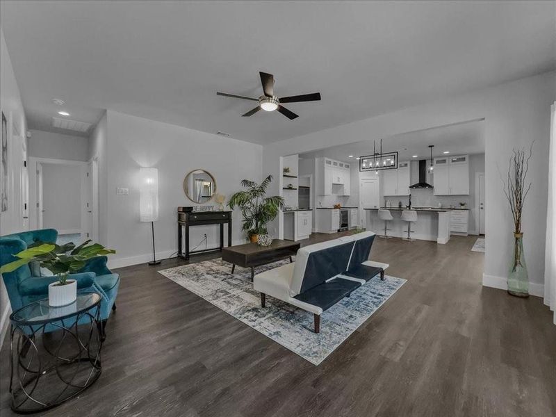 Furnished interior view inside a new home in , Granbury (Image 12). Furnished interior view inside a new home in , Granbury (Image 12).
