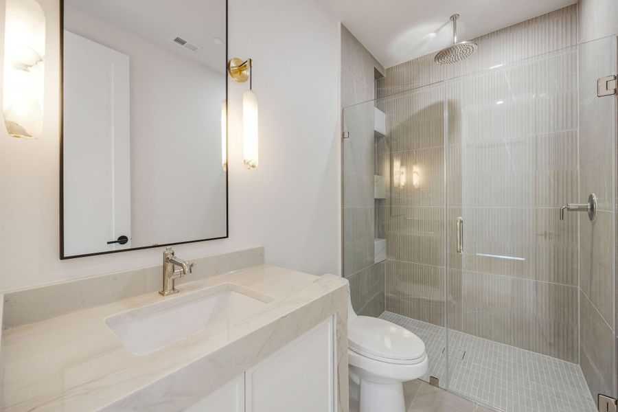 Furnished interior view inside a new home in , Houston (Image 34).