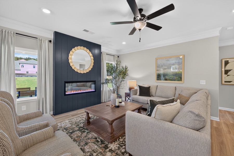 Furnished interior view inside a new home in Sagebrook, Powder Springs (Image 13).