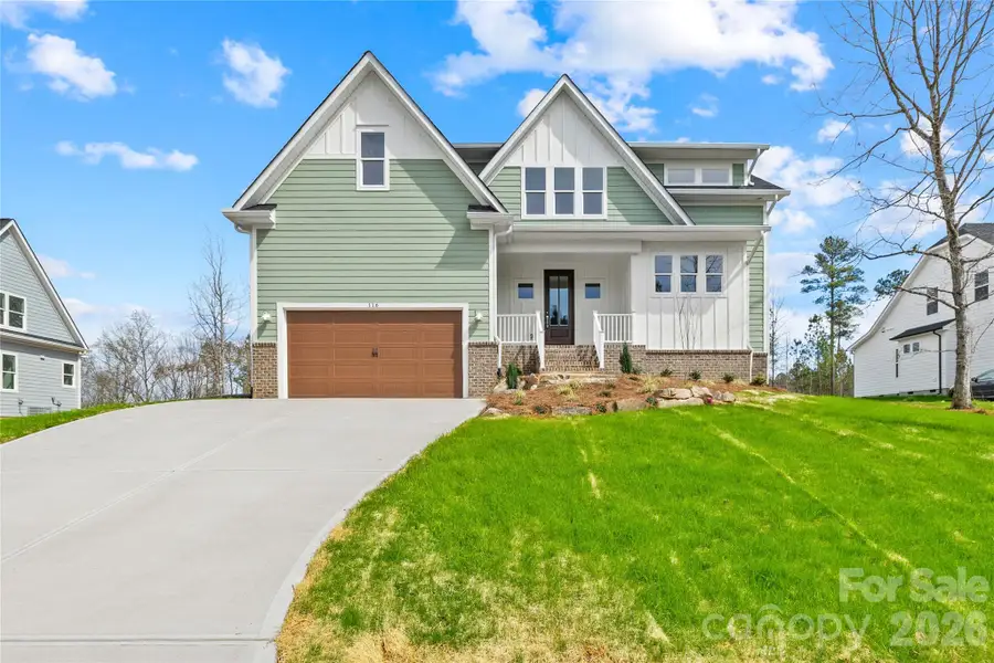 Front exterior of a new home in , Statesville, NC, highlighting curb appeal (Image 1). Front exterior of a new home in , Statesville, NC, highlighting curb appeal (Image 1).