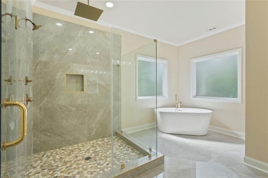 Furnished interior view inside a new home in , Atlanta (Image 9). Furnished interior view inside a new home in , Atlanta (Image 9).