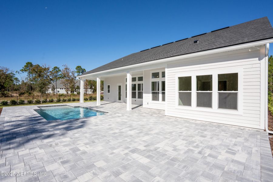 Exterior details and patio area of a home in SilverLeaf, St. Augustine (Image 26). Exterior details and patio area of a home in SilverLeaf, St. Augustine (Image 26).