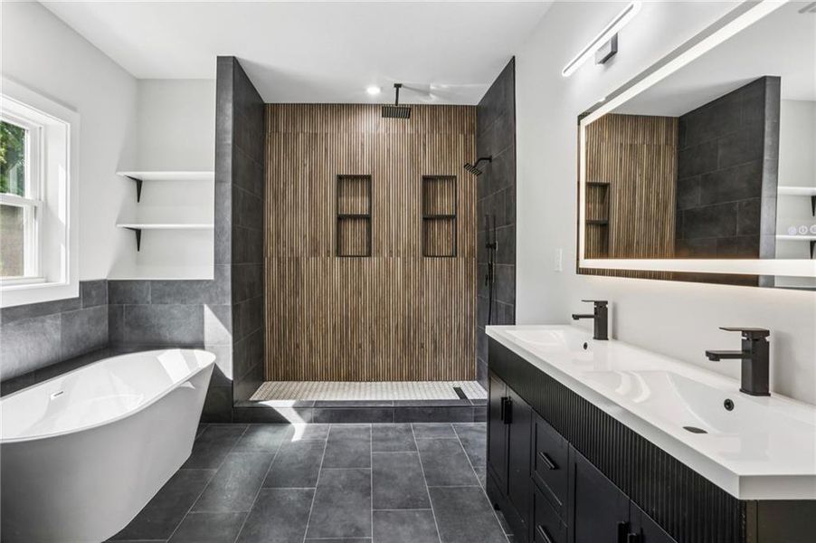 Furnished interior view inside a new home in , East Point (Image 4).