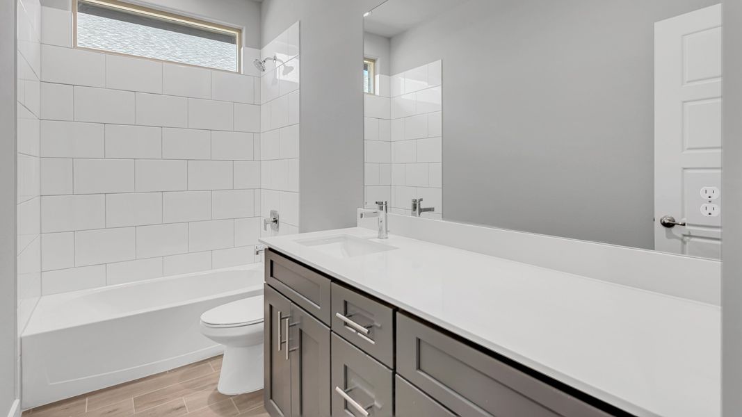 Furnished interior view inside a new home in Northwest Passage, Midland (Image 8). Furnished interior view inside a new home in Northwest Passage, Midland (Image 8).