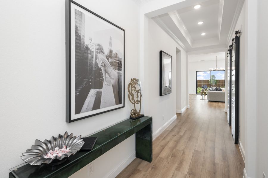 Representative furnished interior of a home built from the Jackson by UnionMain Homes in Cambridge Crossing, Celina (Image 8).