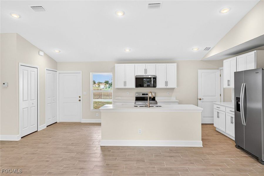 Furnished interior view inside a new home in Cape Coral, Cape Coral (Image 8). Furnished interior view inside a new home in Cape Coral, Cape Coral (Image 8).