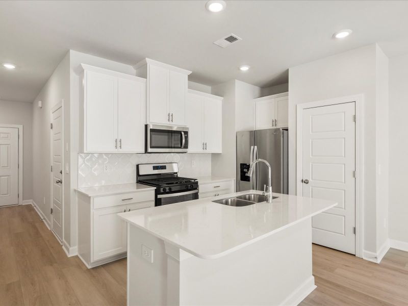 Furnished interior view inside a new home in Avalon Townes, Lyman (Image 5).