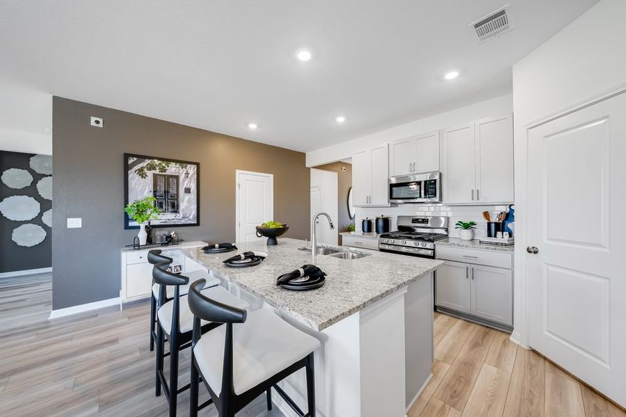 Furnished interior view inside a new home in Lisso, Pflugerville (Image 7).