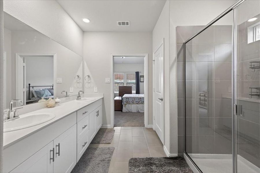 Furnished interior view inside a new home in Tesoro at Chisholm Trail Ranch, Crowley (Image 22).