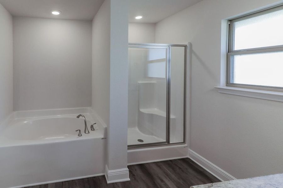 Furnished interior view inside a new home in Pecan Valley, Cantonment (Image 9). Furnished interior view inside a new home in Pecan Valley, Cantonment (Image 9).