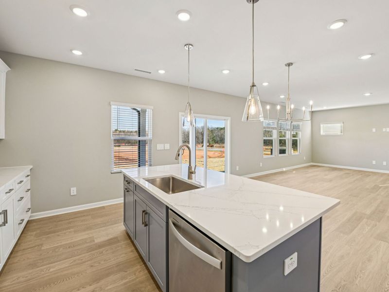 Furnished interior view inside a new home in Watkins Glen, Raleigh (Image 5). Furnished interior view inside a new home in Watkins Glen, Raleigh (Image 5).