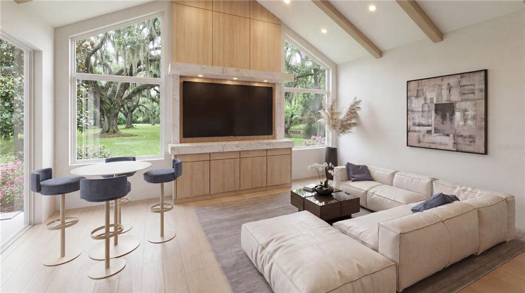 Furnished interior view inside a new home in , Tavares (Image 8).