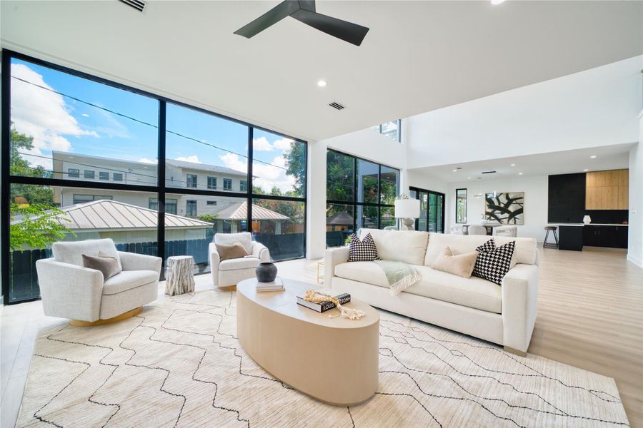 Furnished interior view inside a new home in , Houston (Image 8). Furnished interior view inside a new home in , Houston (Image 8).