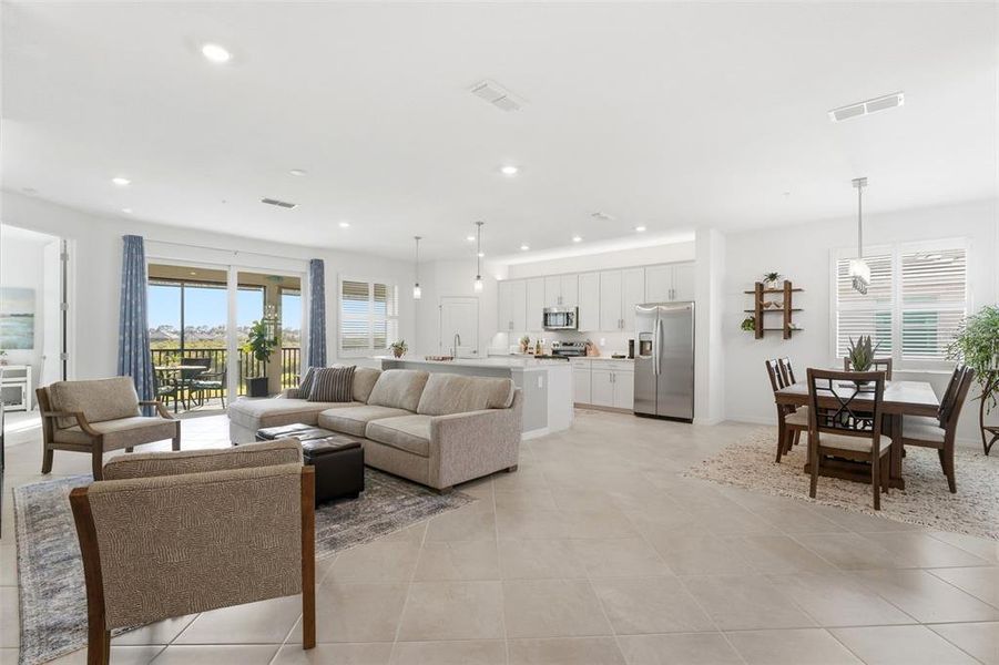 Furnished interior view inside a new home in , Venice (Image 22).