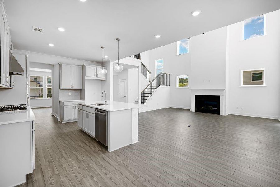 Furnished interior view inside a new home in Stratford Hills, Ball Ground (Image 6).