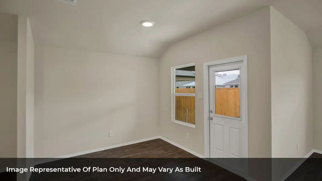 Spacious, unfurnished interior of a new home in Bar W Ranch, Leander (Image 13).