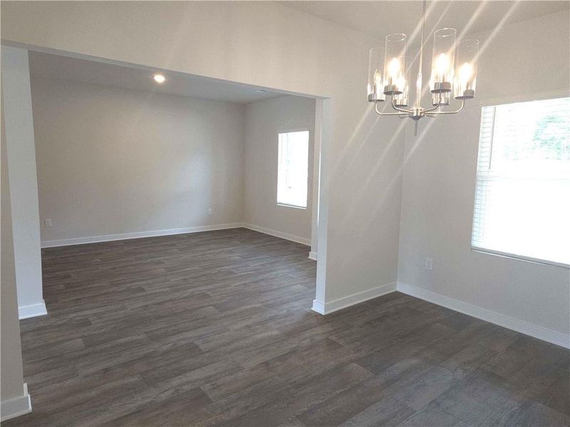 Spacious, unfurnished interior of a new home in Southern Hills, McDonough (Image 12).