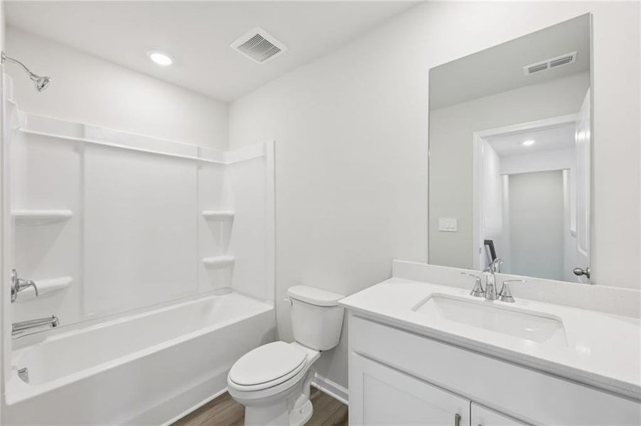 Furnished interior view inside a new home in Parkside at Grayson, Grayson (Image 9). Furnished interior view inside a new home in Parkside at Grayson, Grayson (Image 9).