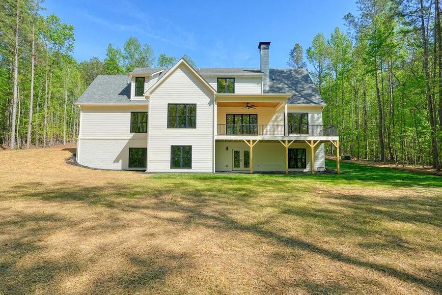 Exterior details and patio area of a home in , Canton (Image 34).