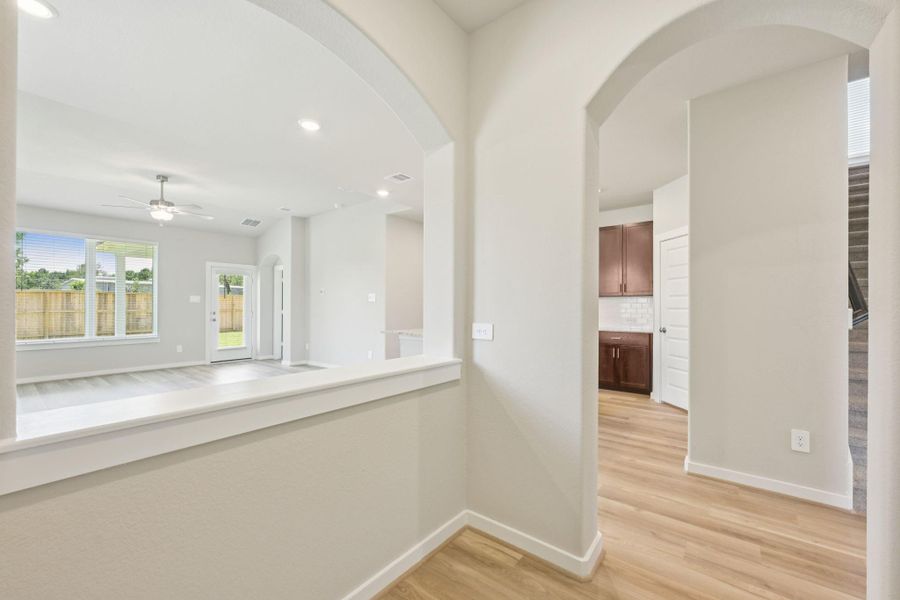 Spacious, unfurnished interior of a new home in Sundance Cove - Premier Series, Crosby (Image 34).