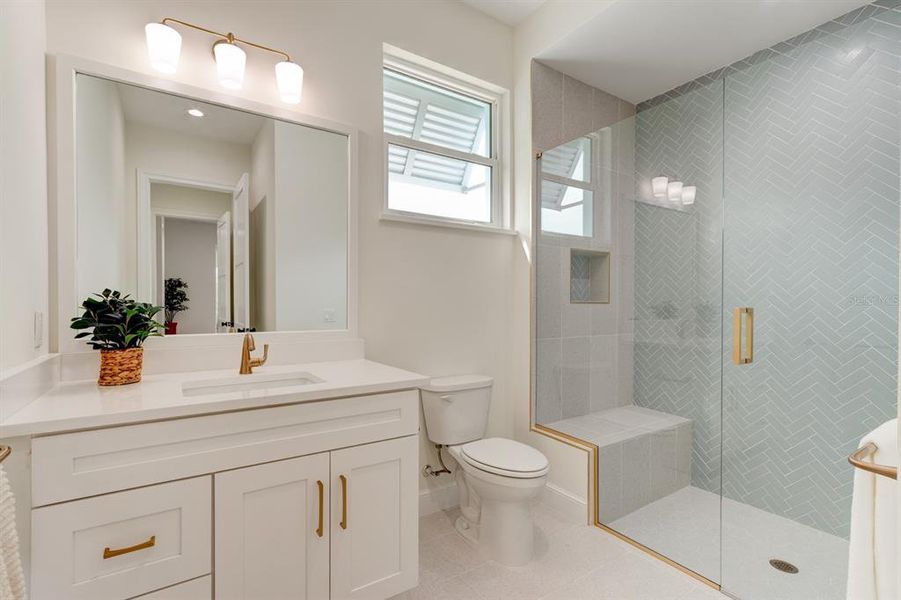 Furnished interior view inside a new home in , New Smyrna Beach (Image 16).